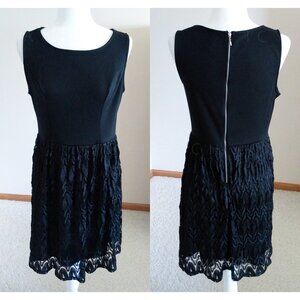 Xhilaration Dress Juniors Large Black Cocktail Lace Whimsigoth Coastal Grandma